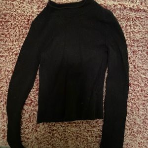 Black cozy sweater shirt